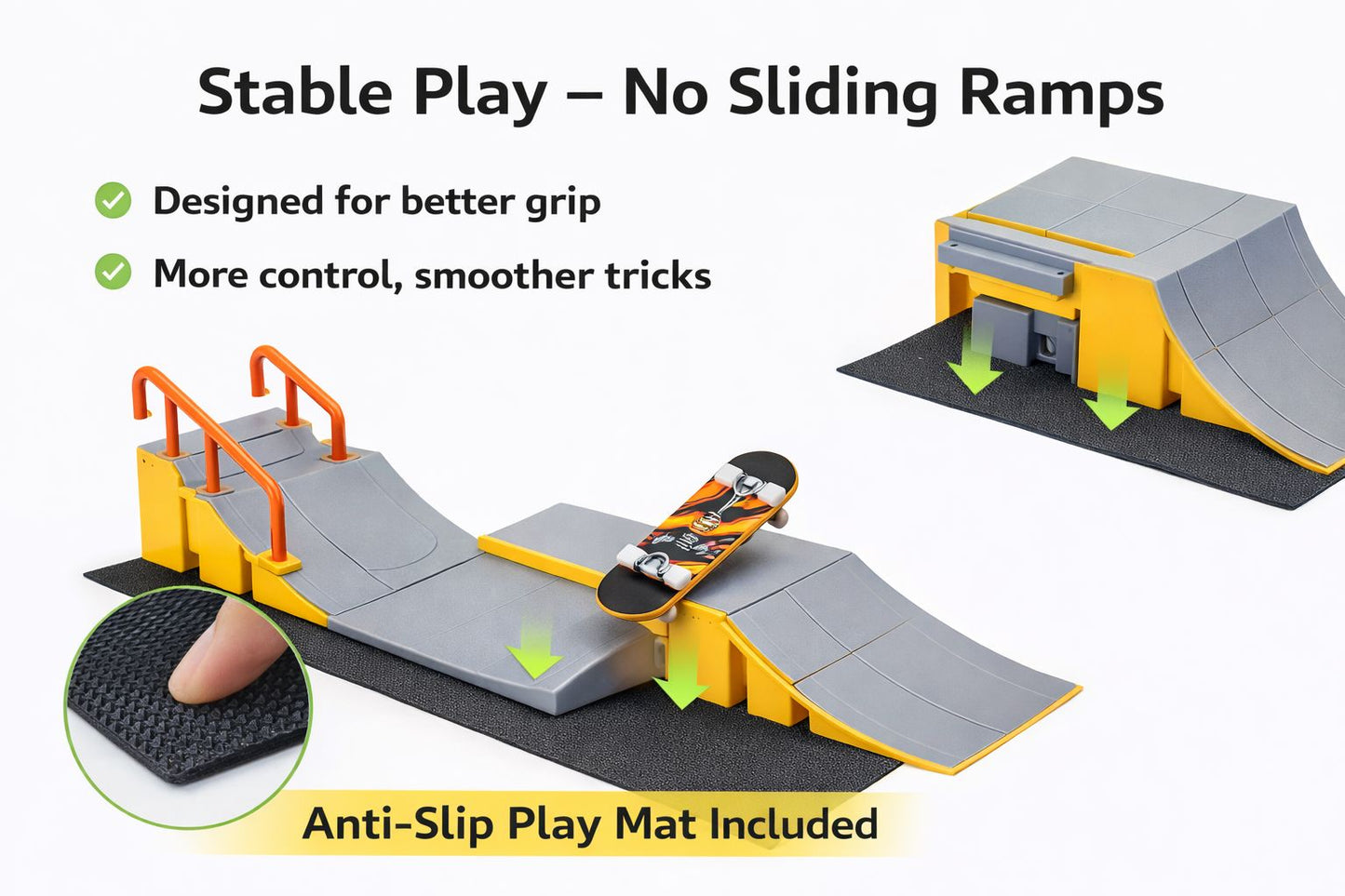 KANUVE Modular Fingerboard Ramp Set